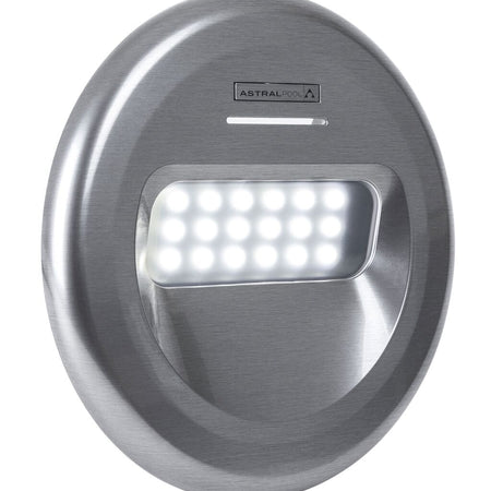 Projetor LumiPlus Design - Luz branco quente, embelezador efeito aço inoxidável