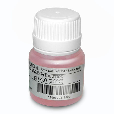Solução calibração pH 4,0 - 50 mL (Vermelho)